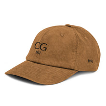 Load image into Gallery viewer, CG [93] Embroidered Corduroy Hat