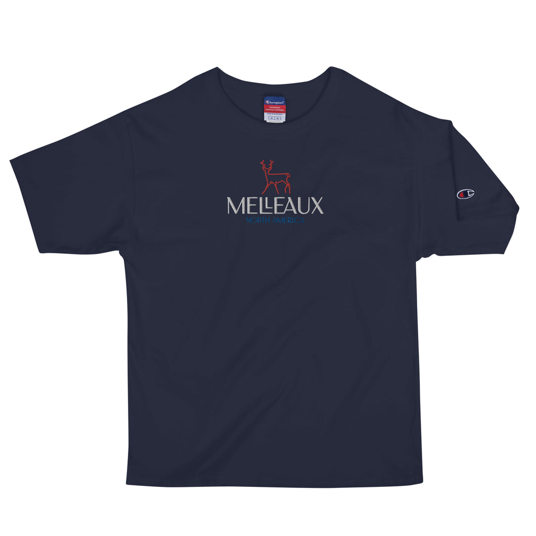 'Melleaux Mob North America' Embroidered Tee