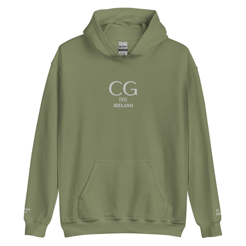 'Melleaux Ireland' geborduurde hoodie