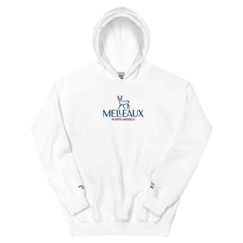 'Melleaux North America' Embroidered Hoodie