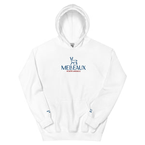 'Melleaux North America' Embroidered Hoodie